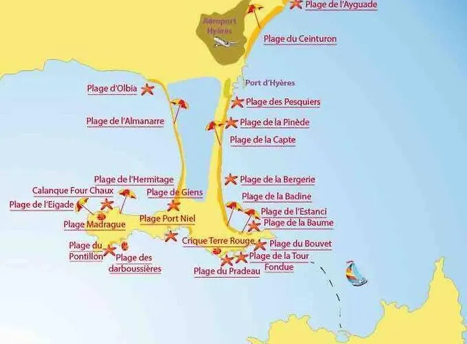 L'abri Cotier Presqu'ile De Giens Lejlighed